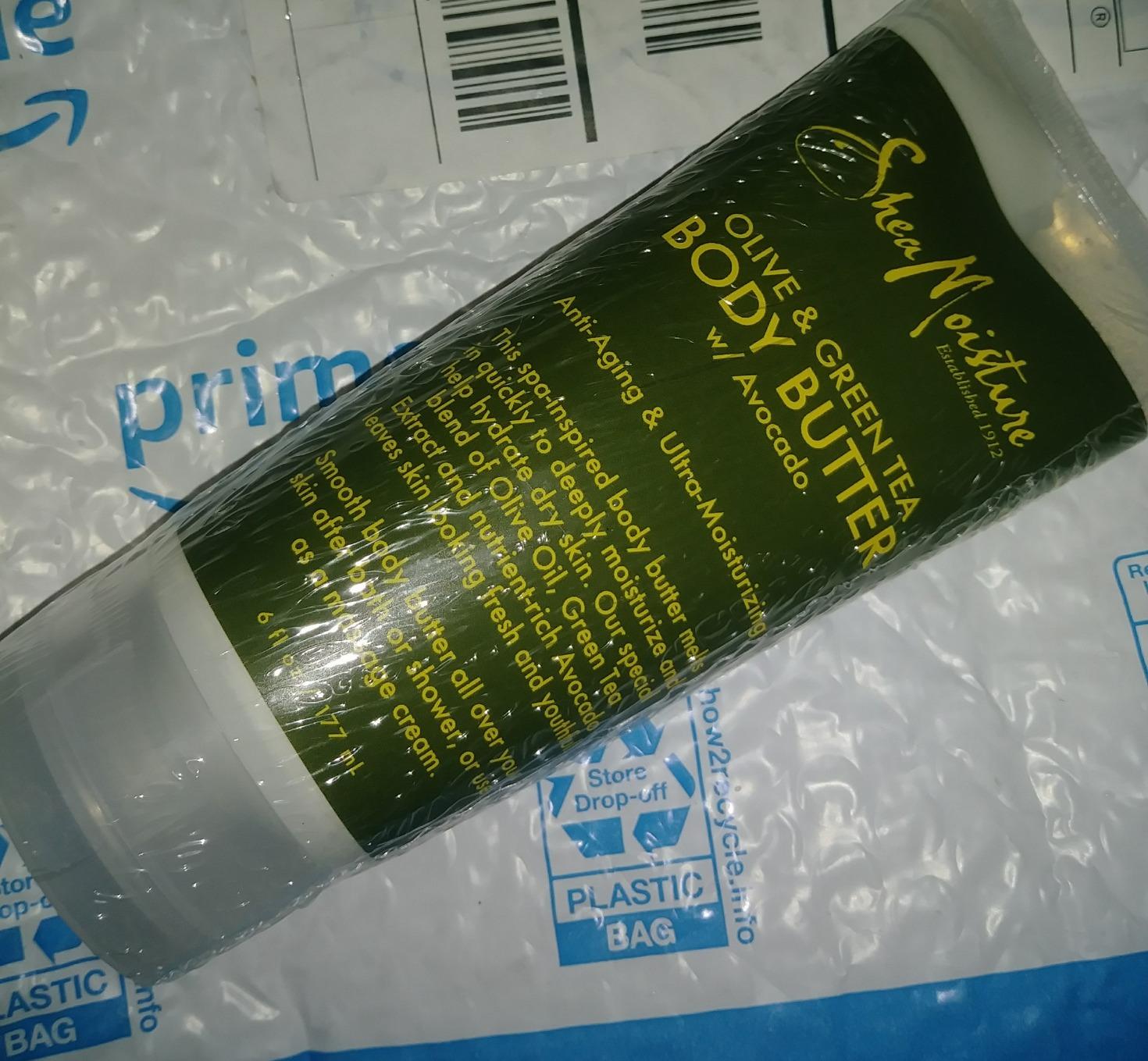 SheaMoisture 6 oz Olive & Green Tea Body Butter Shea