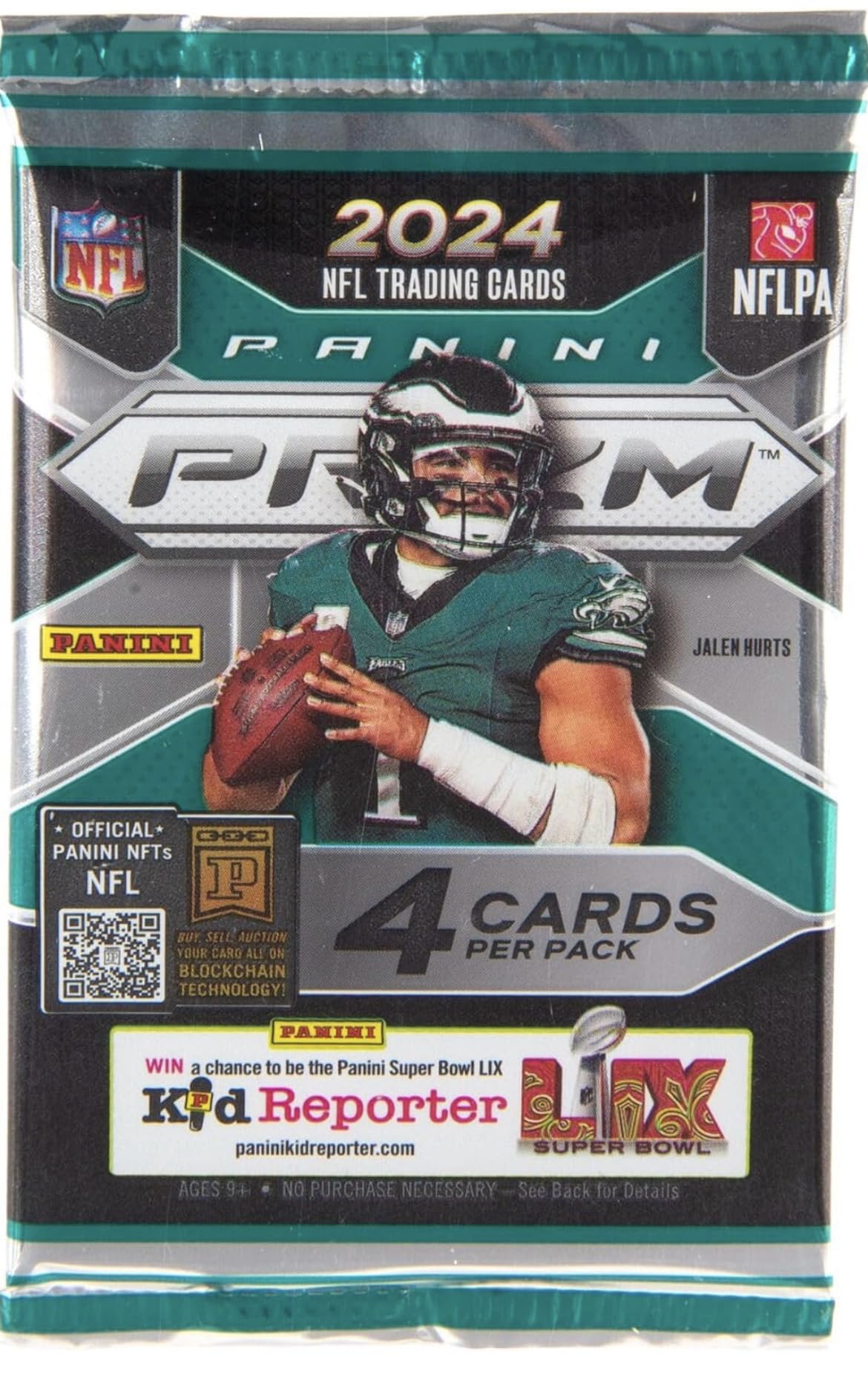 Amazon.com: 2024 Panini Prizm Football Sealed Retail Pack (4 Cards