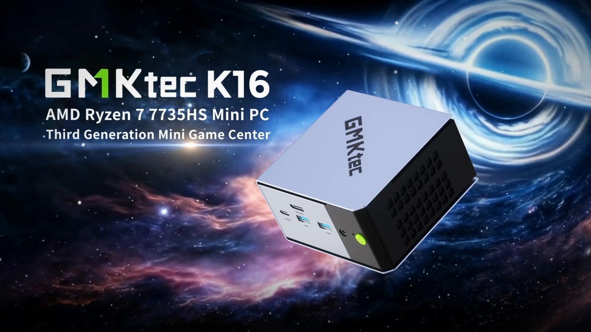 Amazon.com: GMKtec K16 Mini PC Gaming AMD Ryzen7 7735HS 32GB