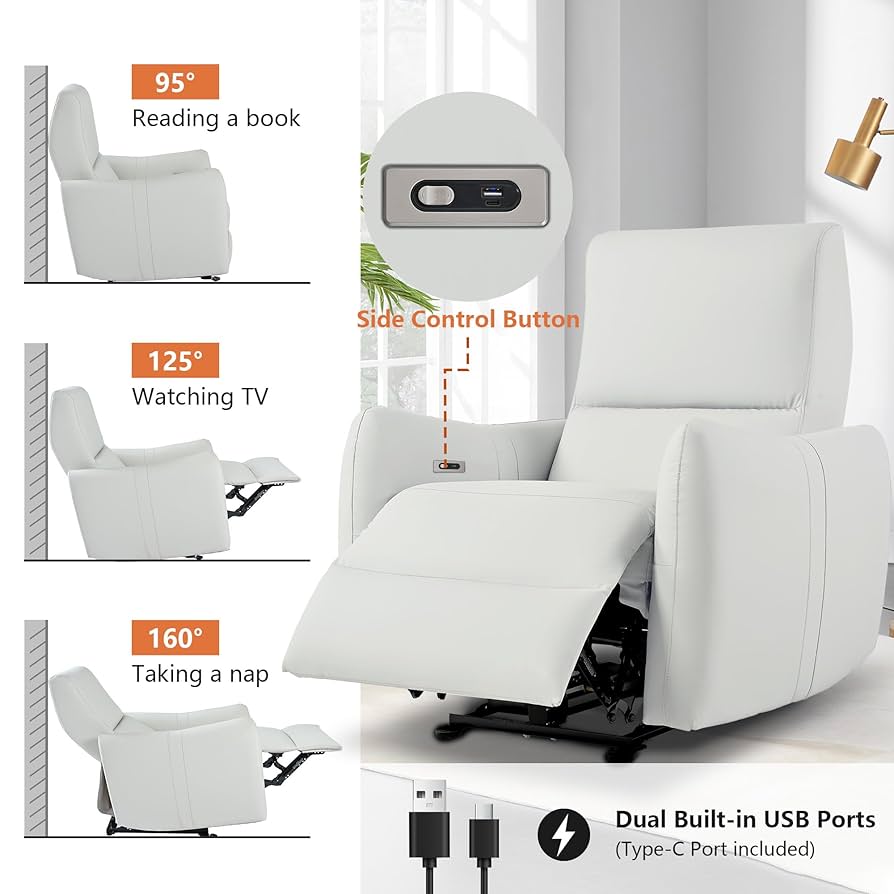 Amazon.com: QicoFelix Wall Hugger Recliners for Small Spaces