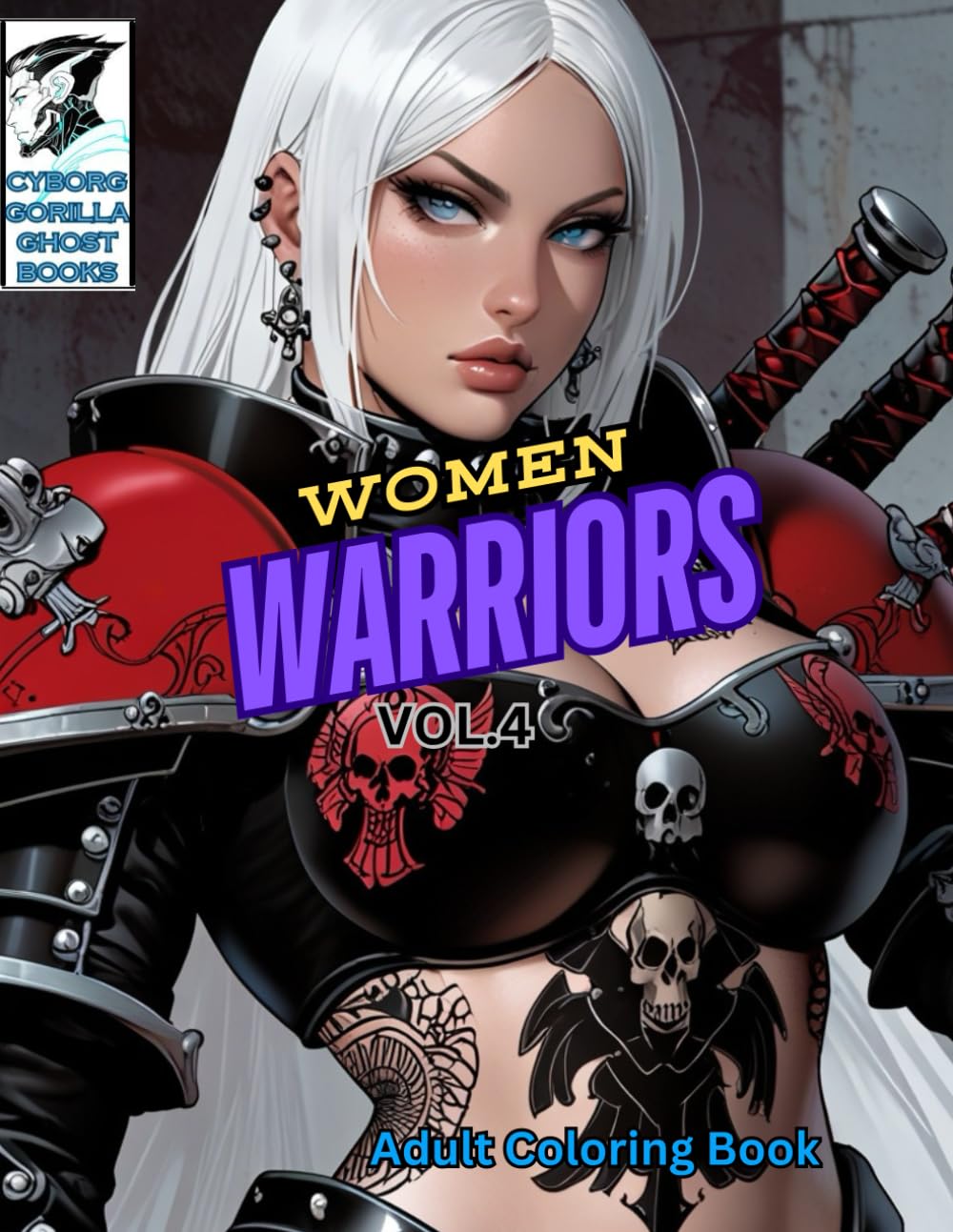 WOMEN WARRIORS VOL.4: ADULT COLORING BOOK