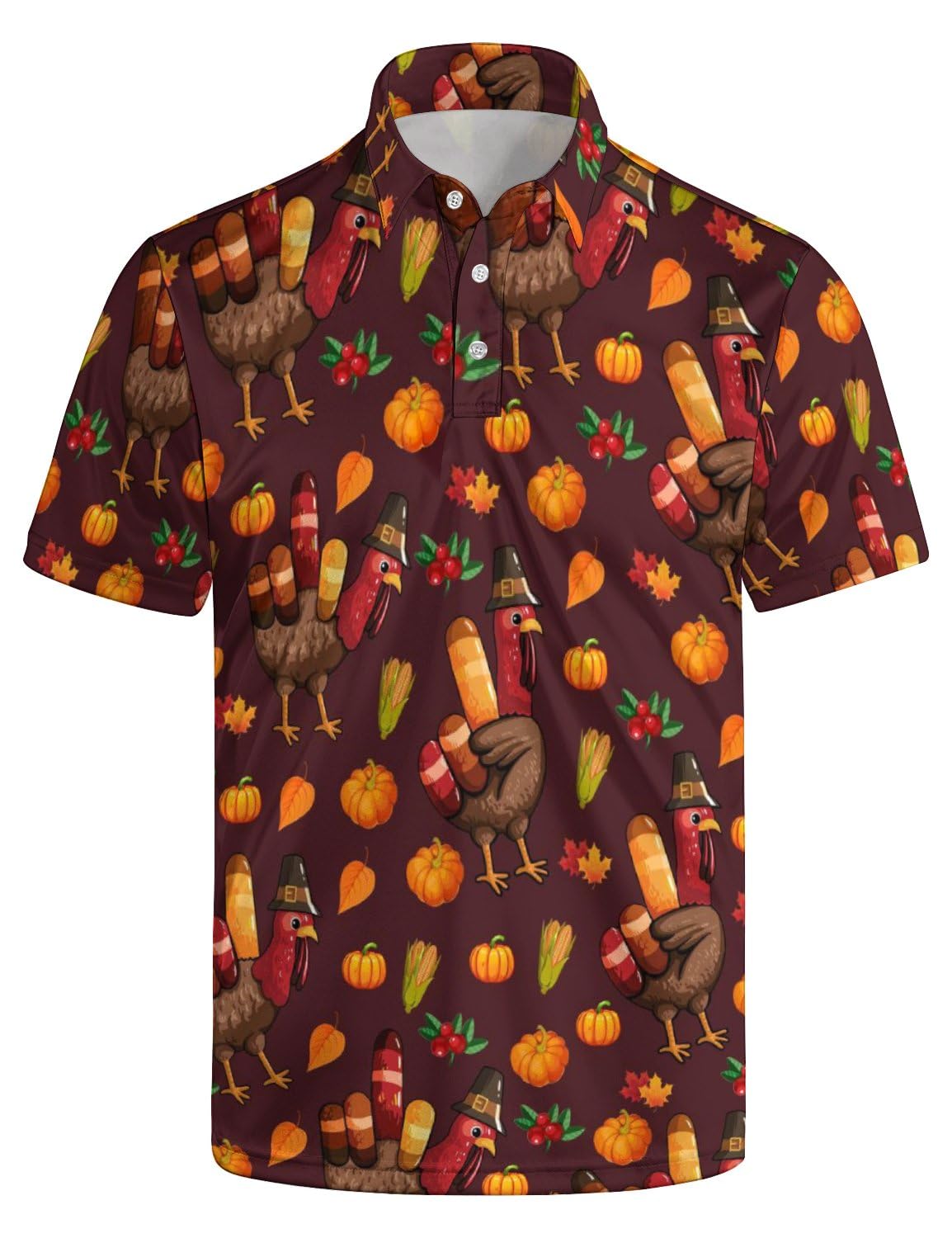 Mens Funny Golf Polo Shirts Short Sleeve Quick Dry Polo Shirts