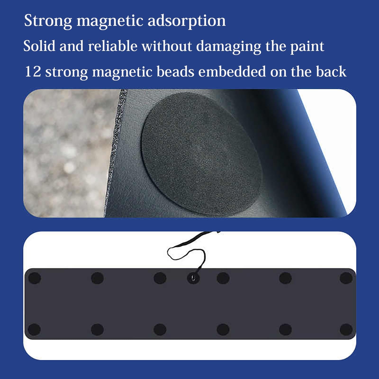 Pegatinas Protectoras de Borde de Puerta de Coche, Removible Magnética Protección Lateral de Vehículos, Protectores Abolladura Anti Choques para Garaje