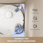 MOVA 2026 neuf P10 Pro Ultra Gen 2 Aspirateur robot et Mop, 26000Pa Aspiration, 100°C d'eau chaude lavage automatique, 1-Hour Chaud Air Séchage, Extensible Mop, Dock tout-en-un, Triple système anti-angle pour la maison