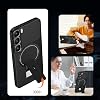 Funda Compatible con Infinix Hot 60 Pro Plus 4G con Protección de Cámara y Soporte Magnético Giratorio 2 en 1 (TPU+PC), Negra, Resistente a Caídas 3