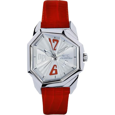 Orologio CHRONOTECH DONNA ALTEREGO quadrante MONO-COLORE ARGENTO movimento  SOLO TEMPO - 3H QUARZO e CINTURINO PELLE DI VITELLO ROSSO RW0073 :  Amazon.it: Orologi