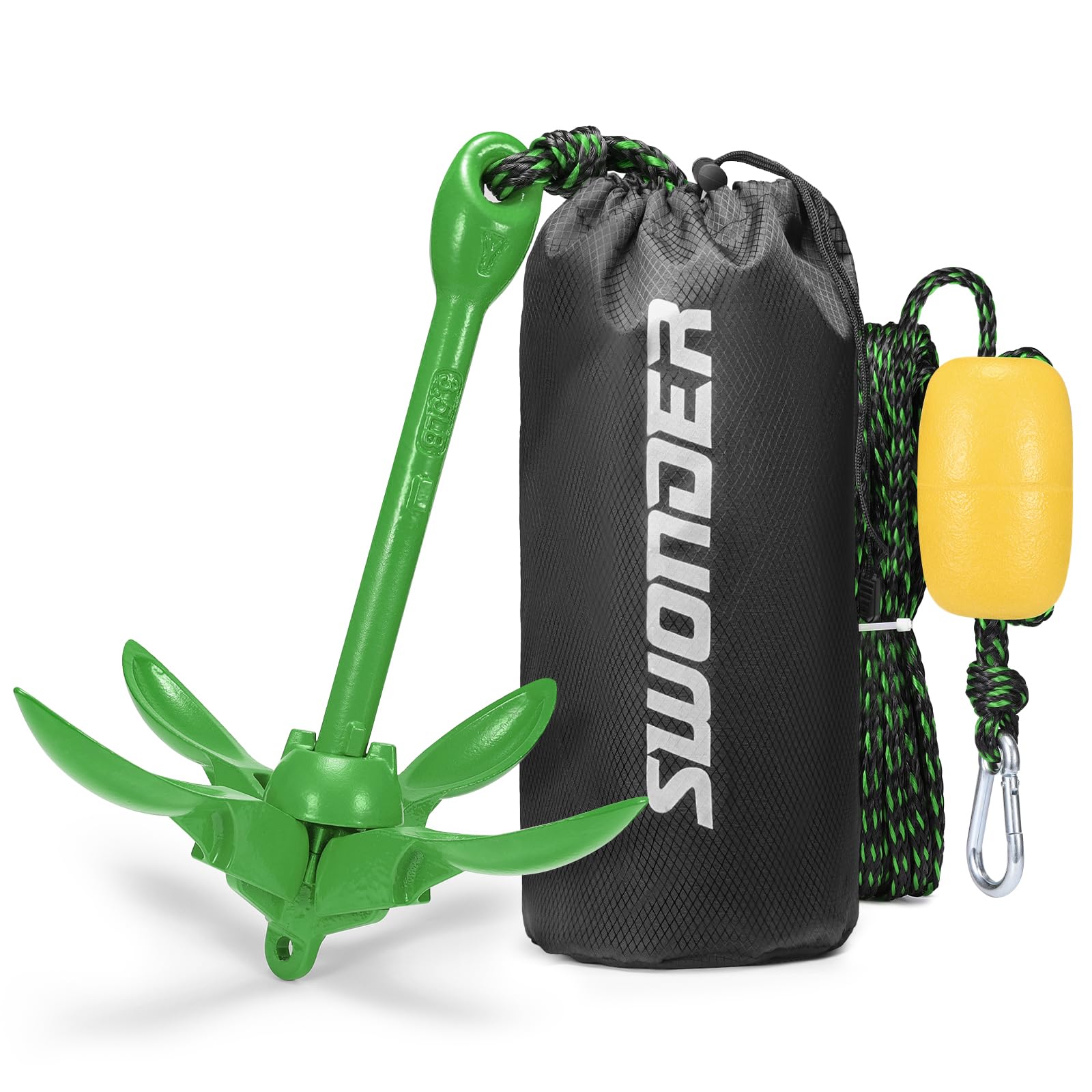 Randaco Kit Ancre De Bateau Pliable 1.5 Kg Avec Corde D'ancrage 20 M Sac De Transport Pour Kayak Canoe Barque 94215047 Randaco Kit Ancre De Bateau Pliable 1.5 Kg Avec Corde D'ancrage 20 M Sac De Transport Pour Kayak Canoe Barque 94215047