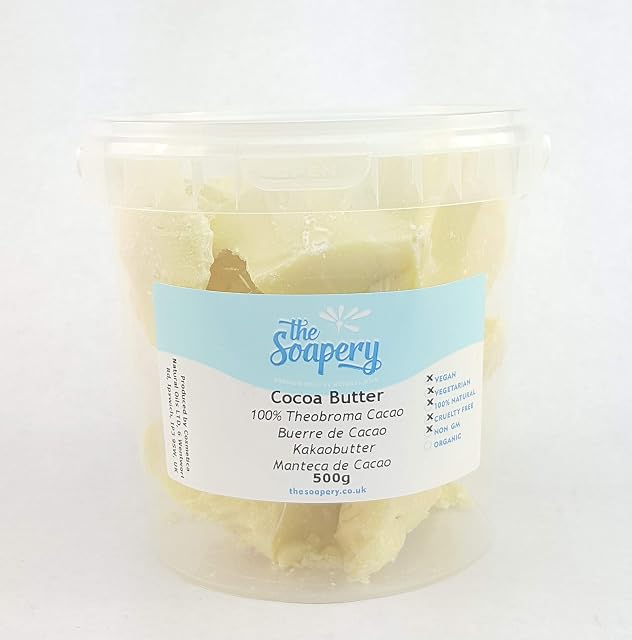 Cocoa Butter 500g - Unrefined - 100% Natural and Pure