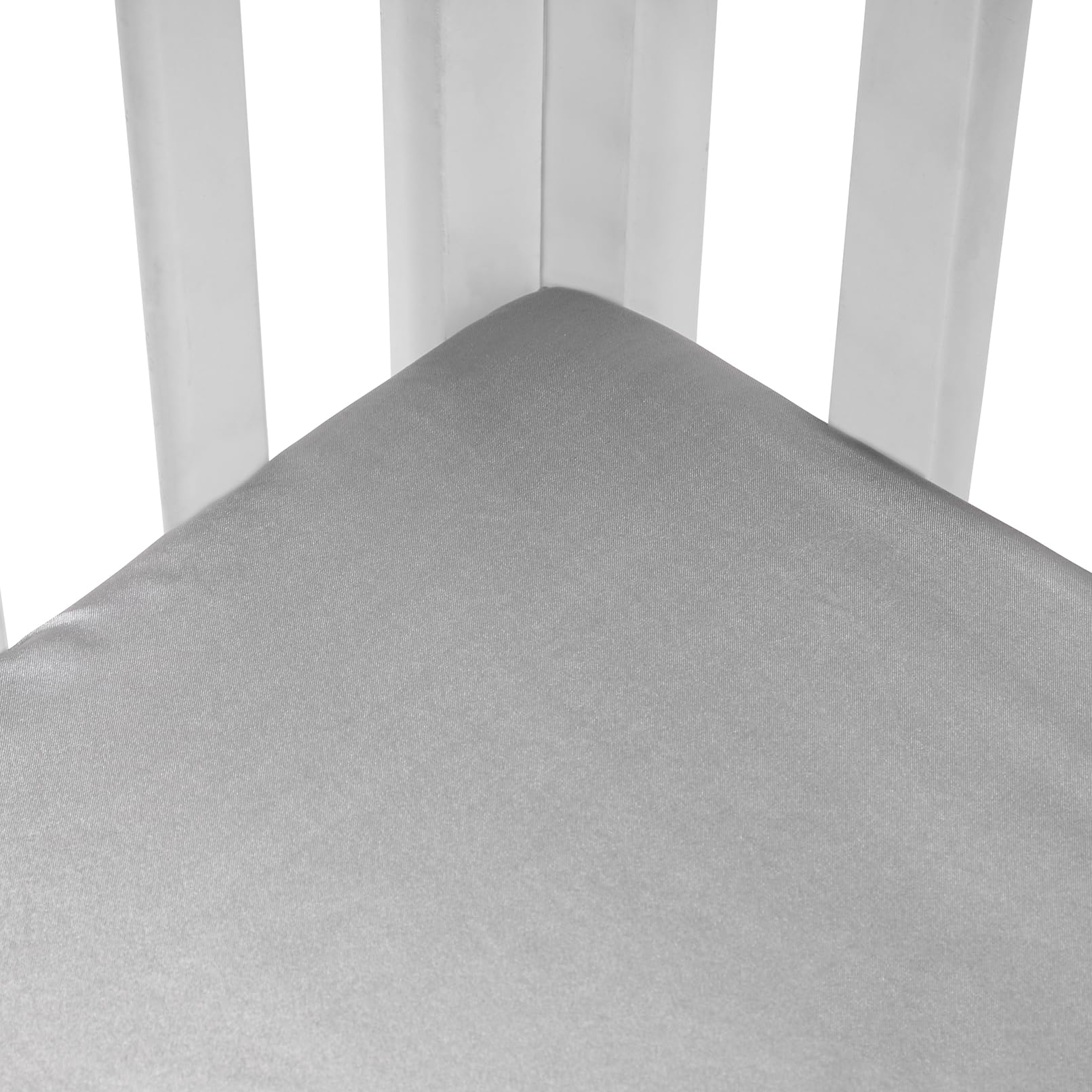 GUNTAIL Bettwäsche Bettlaken für Babybetten mit empfindlichem Haar, Satin, für Jungen und Mädchen, Unisex, 132 x 71 x 20 cm, 2 Stück