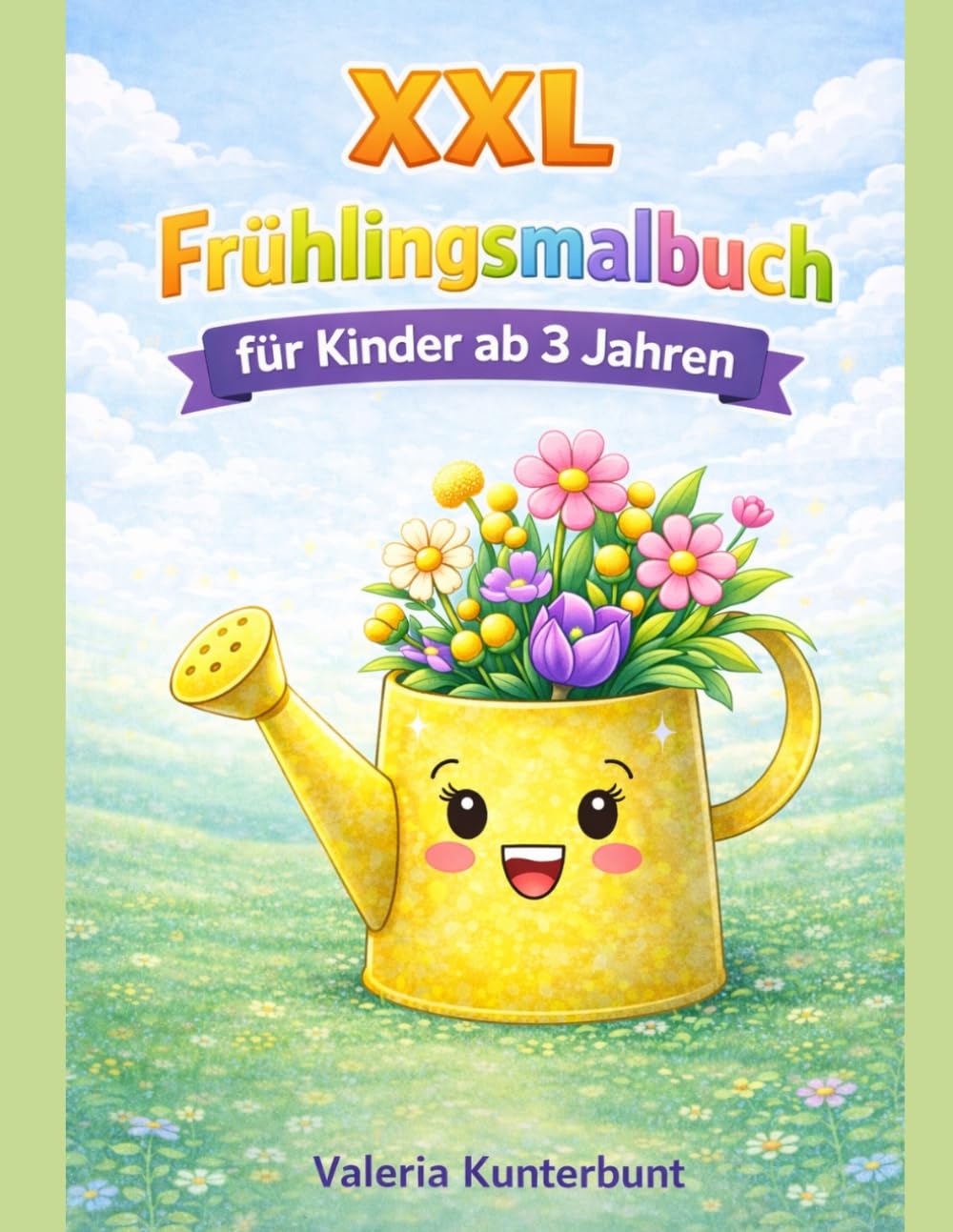 XXL Frühlingsmalbuch für Kinder ab 3 Jahren (XXL Malbücher für Kinder ab 3 Jahren)
