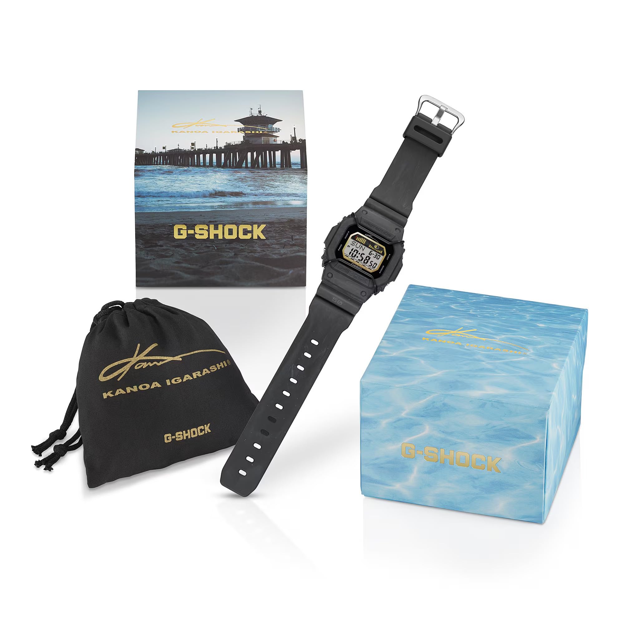 Casio Reloj analógico de Cuarzo Unisex con Correa en GLX-5600KB-1ER, Correa