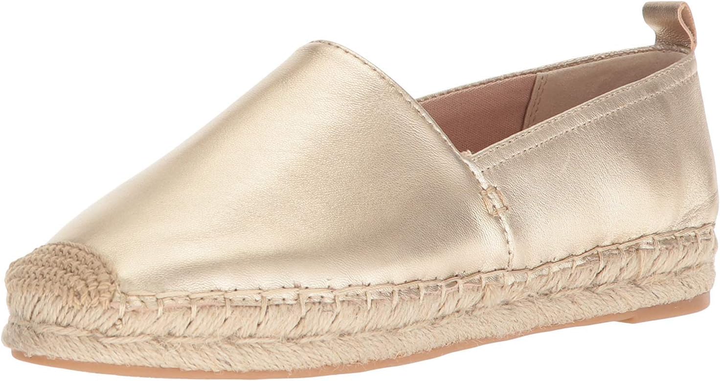 Sam Edelman Women's Khloe Shoe, Molten Gold Metallic Leather, 8 M US