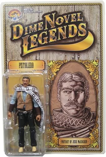 Miniatura 2 de Dime Novel Legends - Figura de acción de Pistoleiro Old West Escala 118 (4 pulgadas de alto)