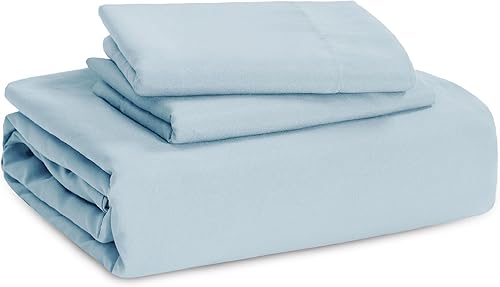 Vista 356 de Bedsure Funda de edredón azul pizarra tamaño Queen – Juego de ropa de cama extra suave prelavada similar al algodón, incluye 1 funda de edredón