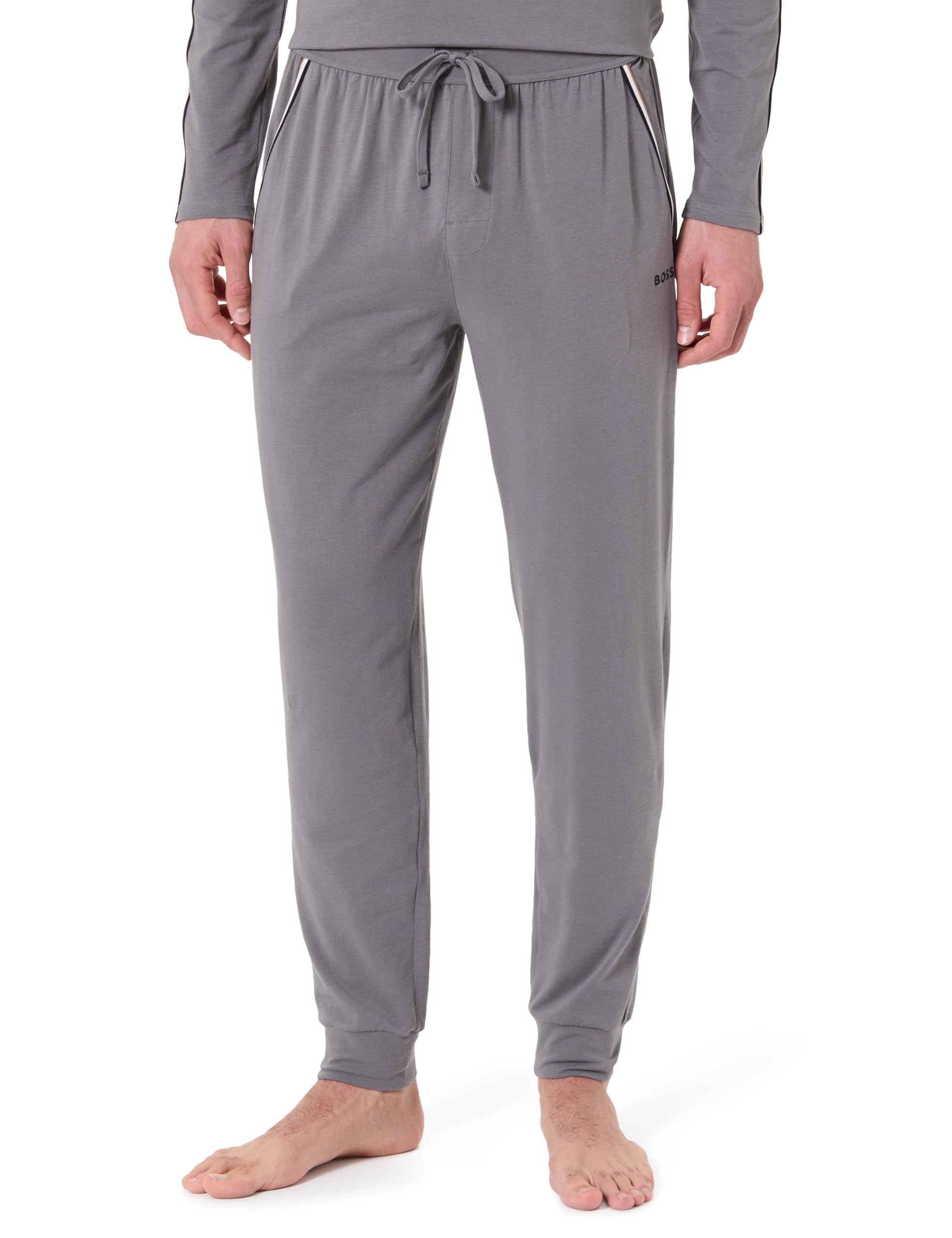 BOSS Men's Pyjama Bottoms, Open Grey, M