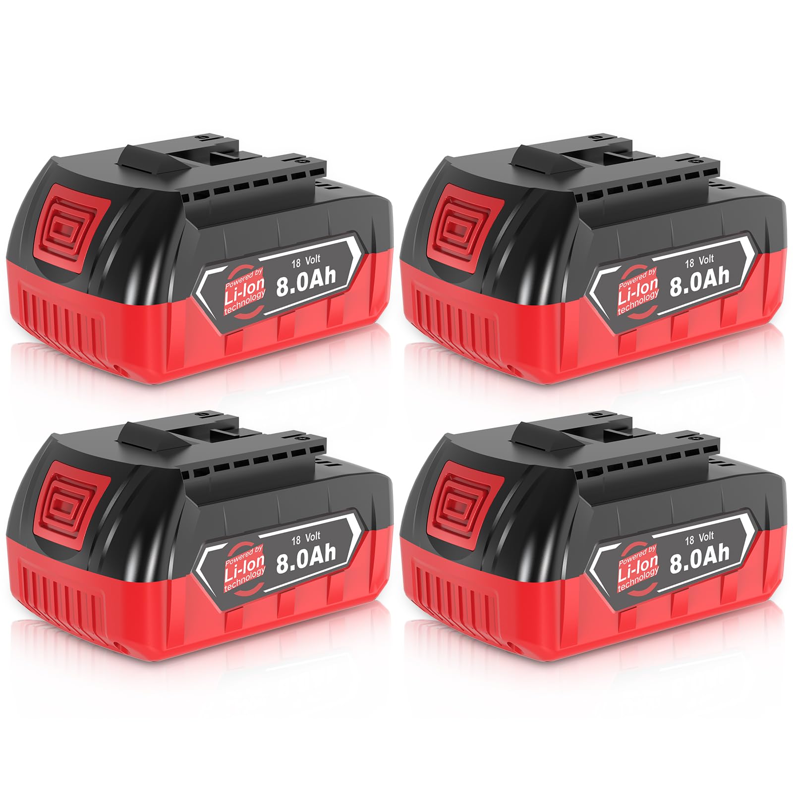 2 Stück 10.0Ah/10000mAh Ersatzakku für Makita Akku 18V+Ladegerät DC18RC für BL1860B BL1850B BL1850 BL1860 BL1845 BL1840 LXT-400 mit LED-Anzeige
