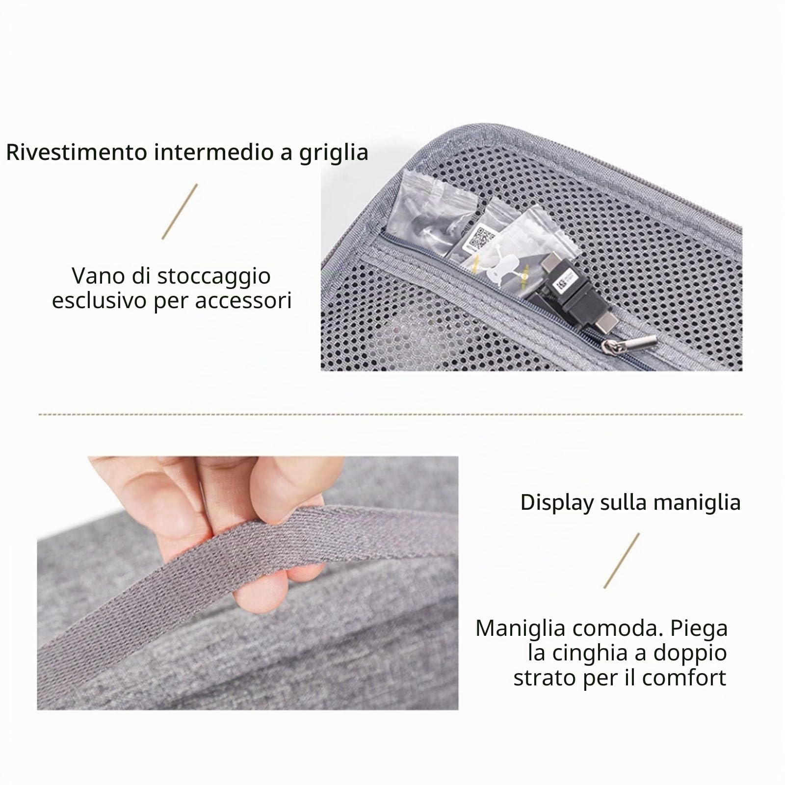 Gdraco Borsa a tracolla per DJI Mini 3/Mini3 Pro Drone Protective Accessories (DJI Mini 2/4K/2 Se)