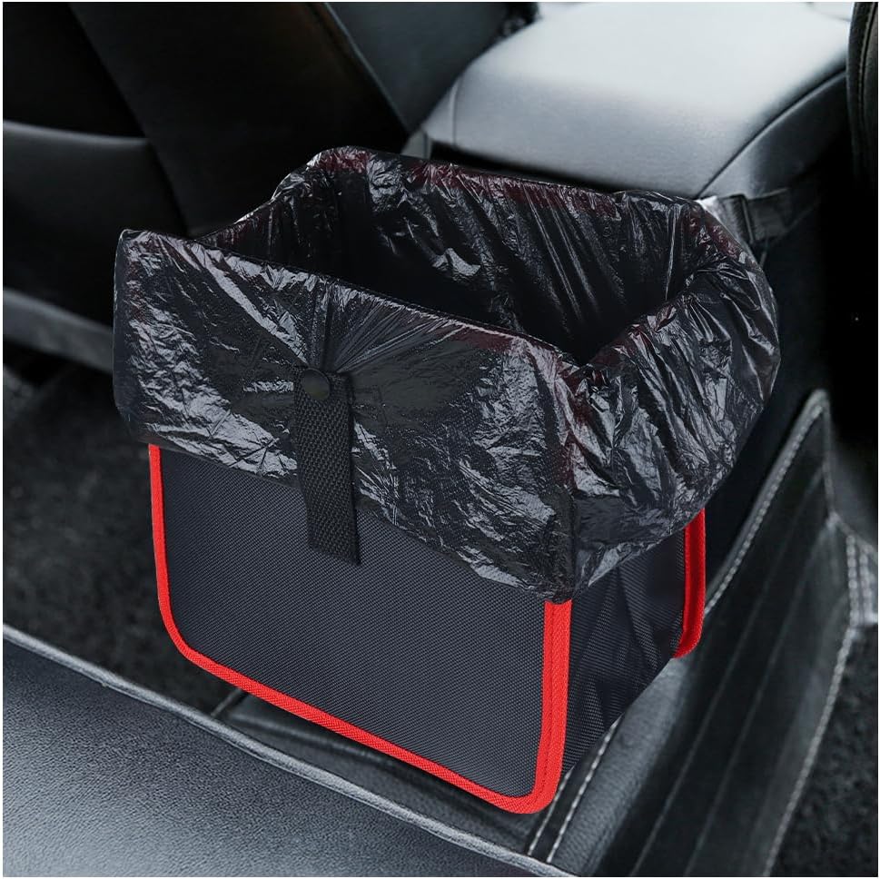 Car Trash Bag Hanging,Waterproof Car Trash Can 7L Large