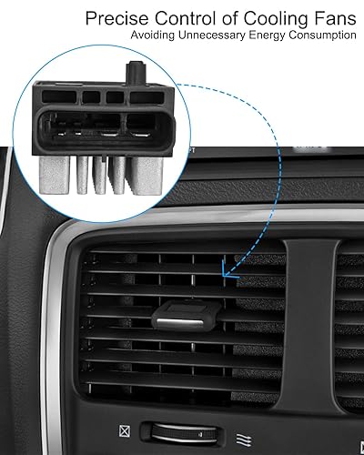 Miniatura 3 de Relé de ventilador de refrigeración del motor apto para Chrysler Town & Country Jeep Liberty Wrangler Dodge Caravan, relé de ventilador de radiador