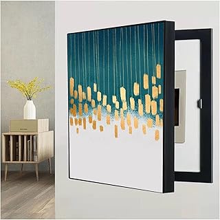 Fuse Box Cover Cabinet Breaker Box Cover Decorative Decoration Hide Paintings Electric Panel Cover Decorative Creative Switch Box Electric(B,35x45cm)