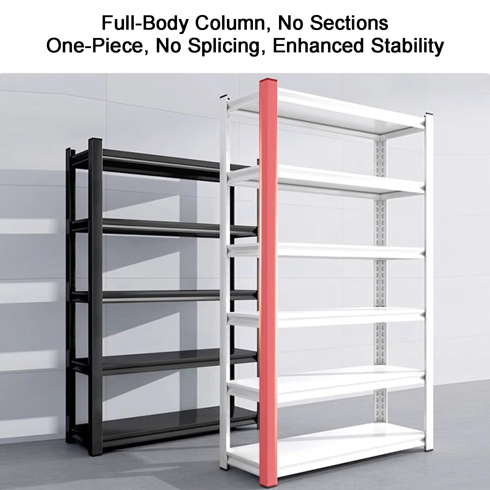 Scaffali in metallo resistenti regolabili a 4 ripiani, altezza 118 cm/138 cm, per casa, ufficio, dispensa, officina, scaffalatura industriale (70 x 30 x 118 cm)