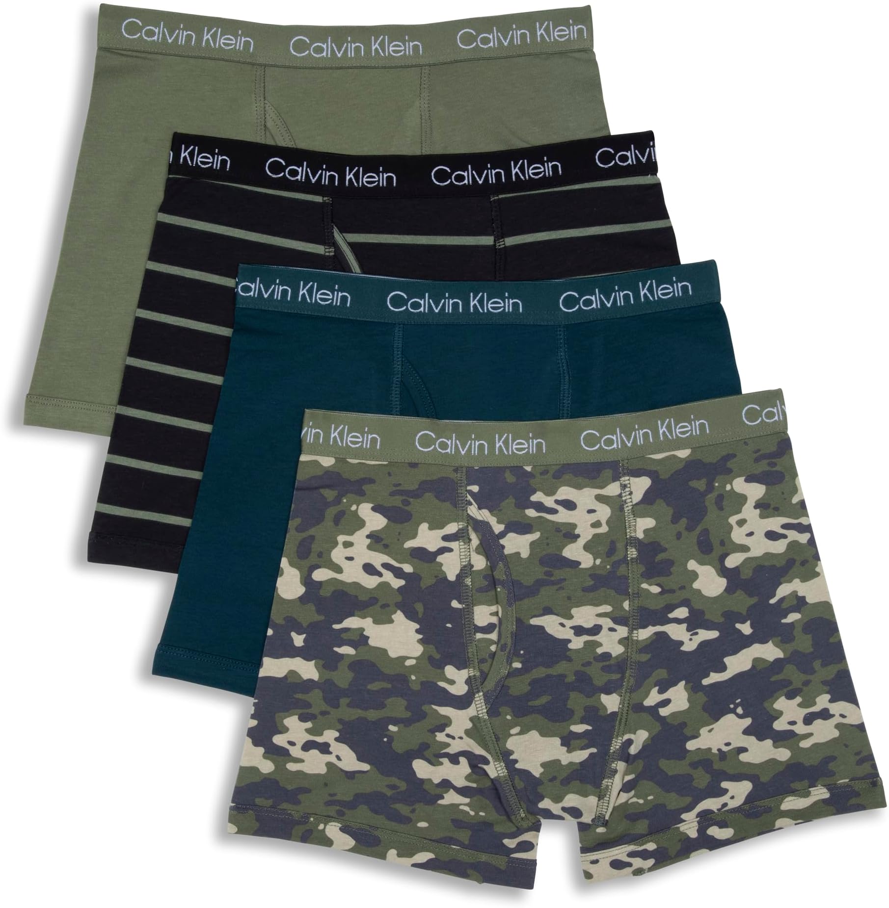 Calvin Klein Boys' Underwear Four Pack Boxer Brief Value Pack