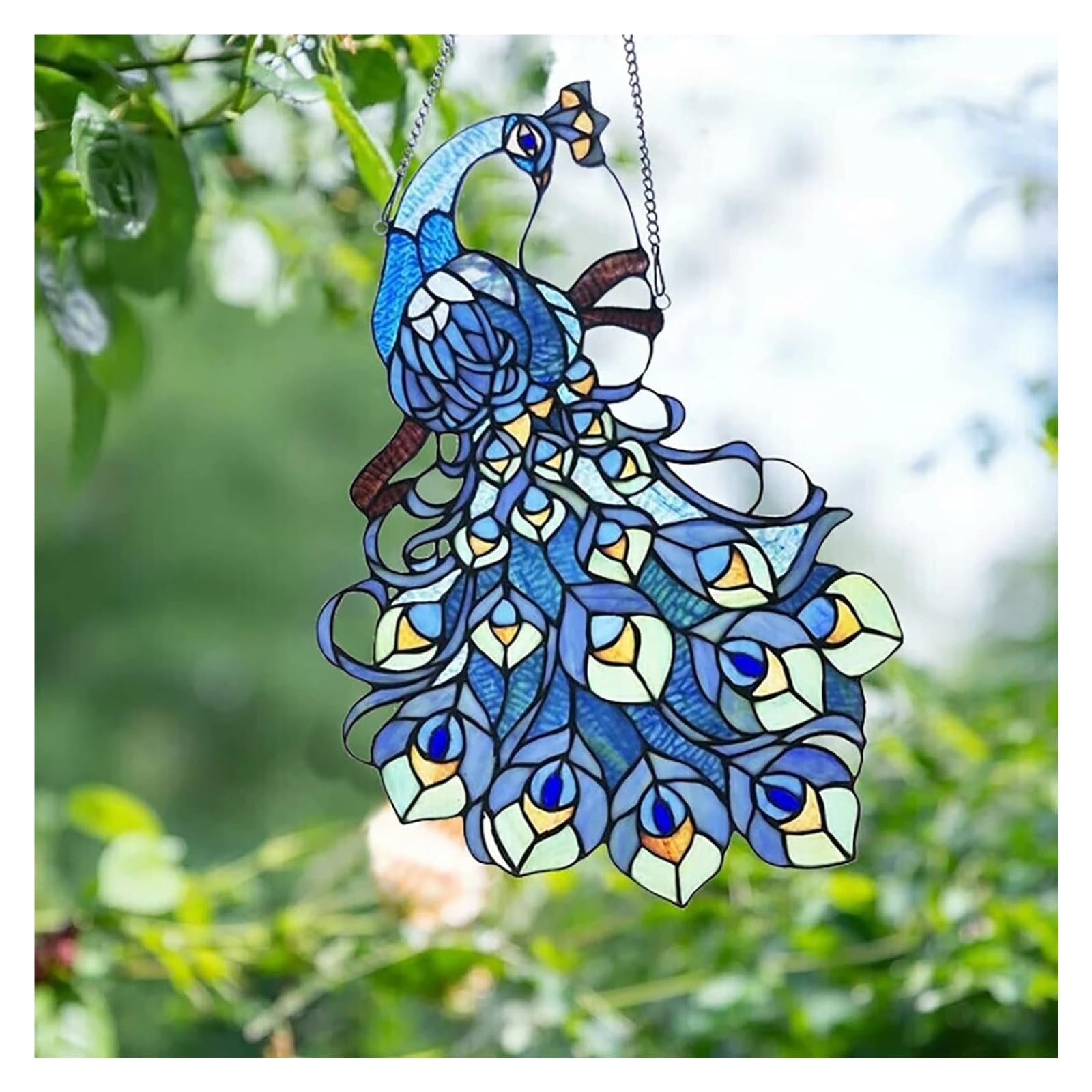 Attrape-soleil En Acrylique Paon Suspendu, Décoration De Maison