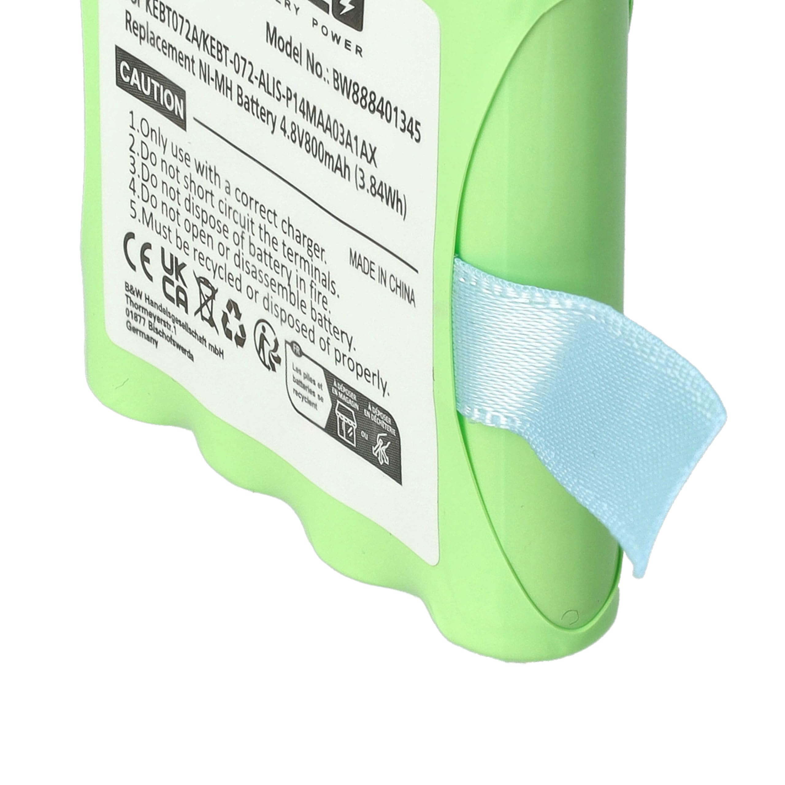 Motorola TLKR T81 T41 T80 T60 bateria 2x 800mAh 4,8V NiMH