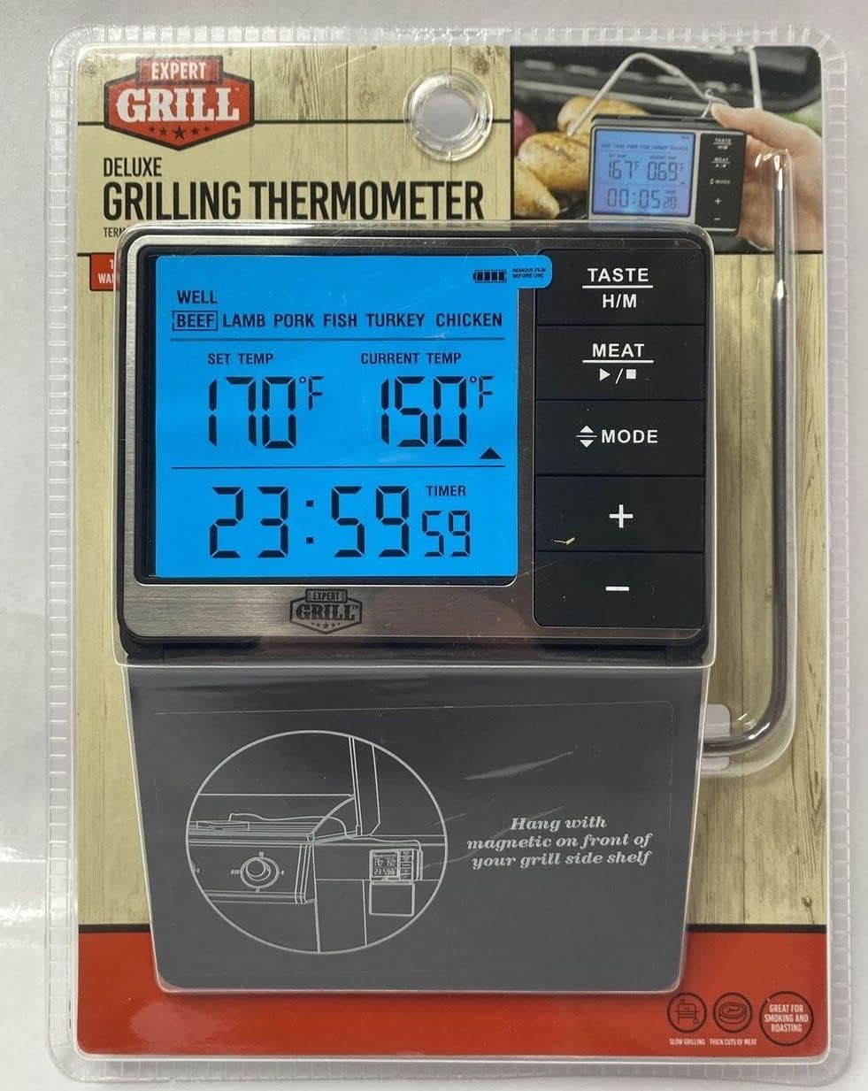 Expert Grill Deluxe Grilling Thermometer Patio, Lawn & Garden