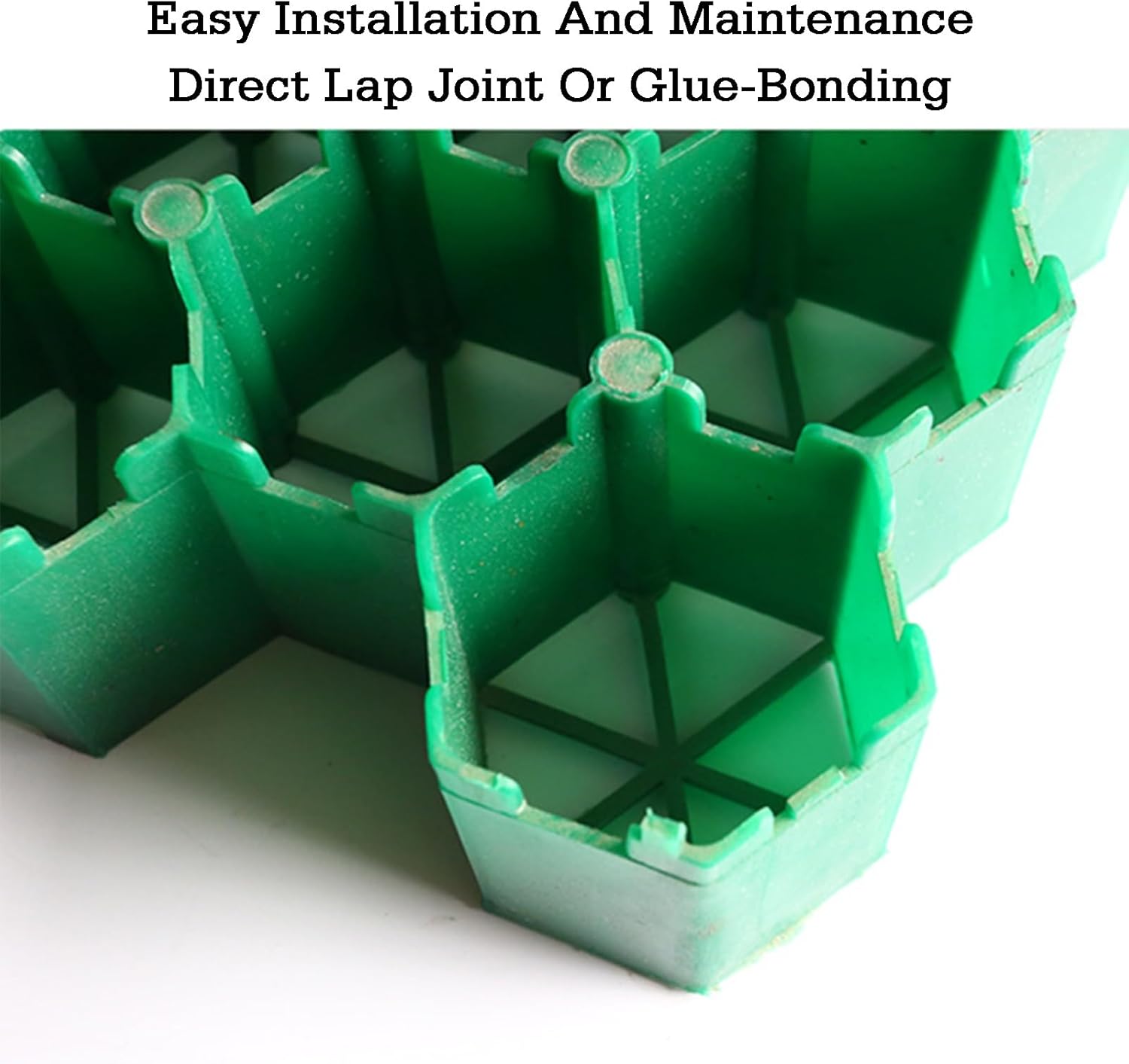 Shed Base Plastic Grid,Driveway Stabilizer - 16-Piece Gravel and Grass Mat for Landscaping Turf Parking Lots and Slopes