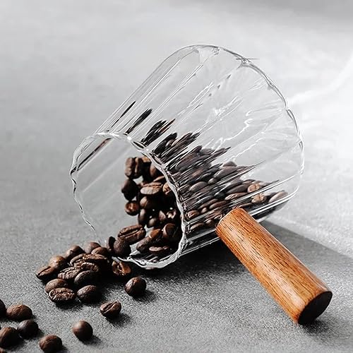 Miniatura 2 de NADEnVIE Glass Coffee Extraction Cup  Precision Brewing with Crystal Clear Elegance Engraved Measure High Temperature Resistance Scale Measuring