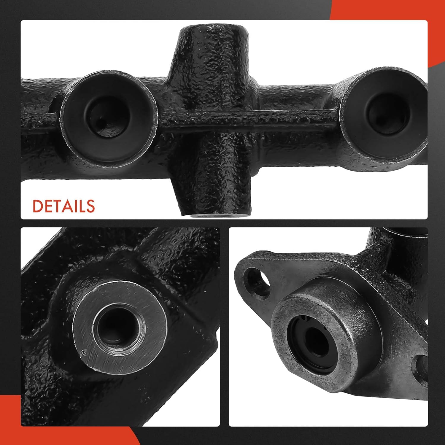 A-Premium Brake Master Cylinder Compatible with Volvo Vehicles - 240 1990-1991, 242 1975-1984, 244/245 1975-1989, 262 1976/1978-1981, 264 1976-1982, 265 1976-1981