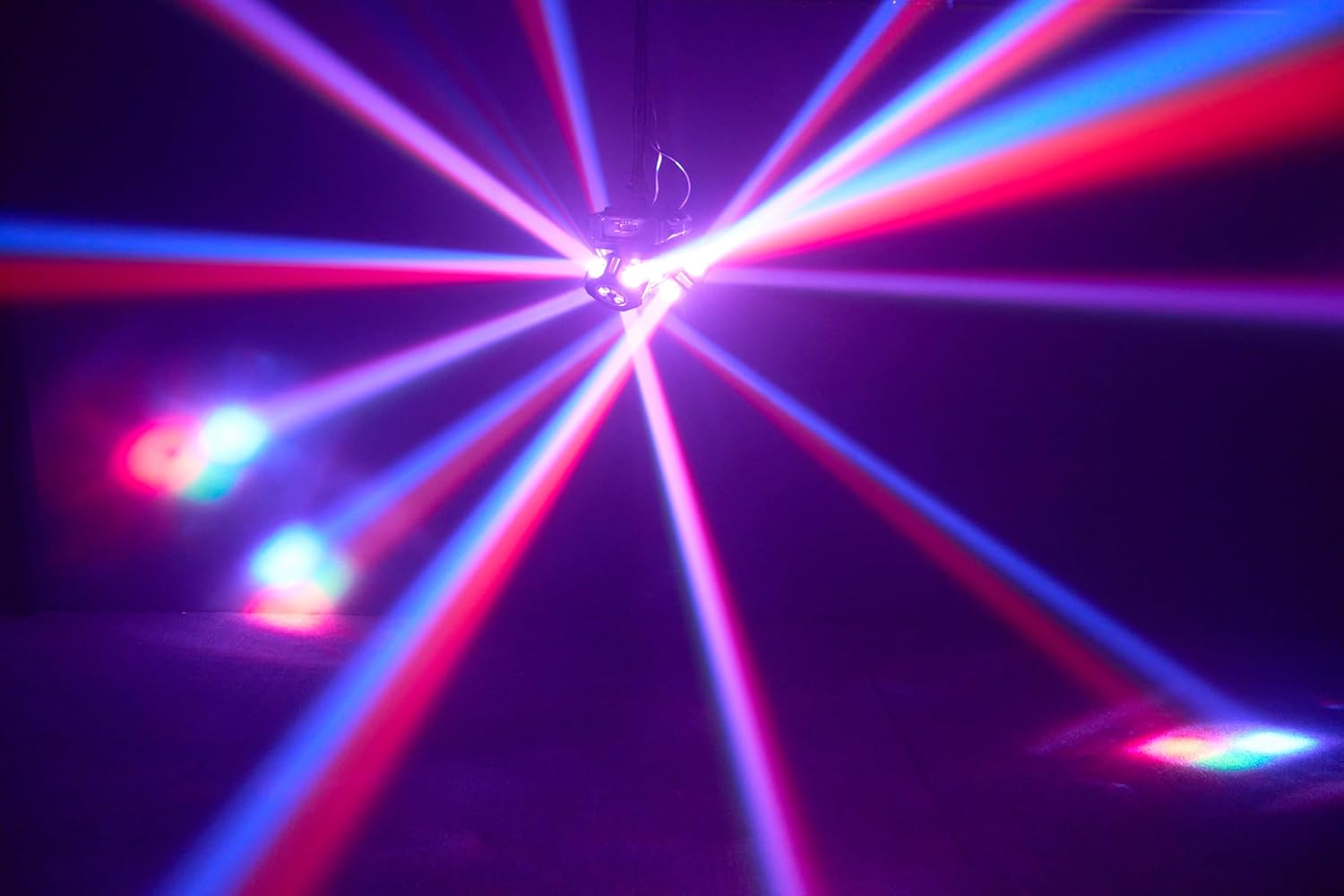 Moving Head DJ Lights for Parties, 16X10W RGBW 4-in-1 Party Light with Strobe Stage Effect Beam Lights Controlled by 18CH DMX-512/Sound Activated for Christmas KTV Wedding