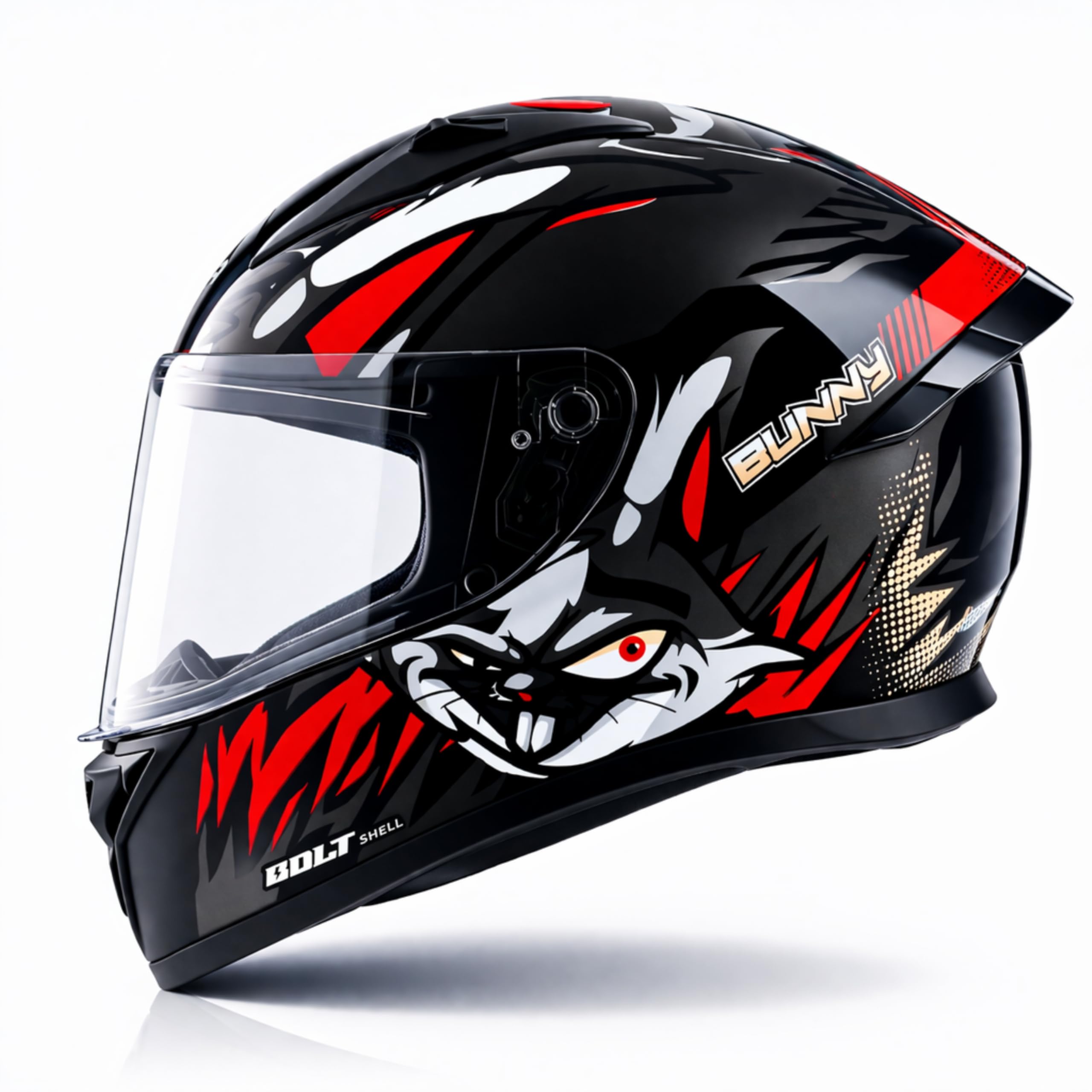 Vega Bolt Bunny Black Red Helmet L – ₹1803, 23% Off