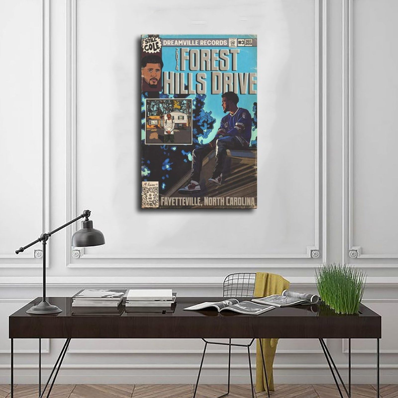 Amazon.com: KFUPCQ J Poster Cole Comic Cover Canvas Print Vintage