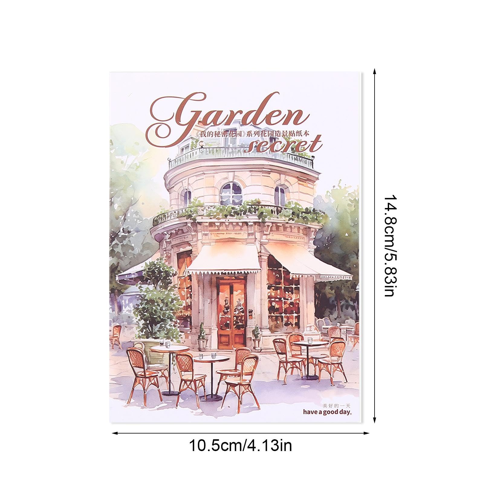 Set Adesivi Per Diario Da Giardino – Decalcomanie Floreali Per Scrapbooking, Bottiglie, Vetro E Bagagli – 14,8 X 10,5 Cm - 2