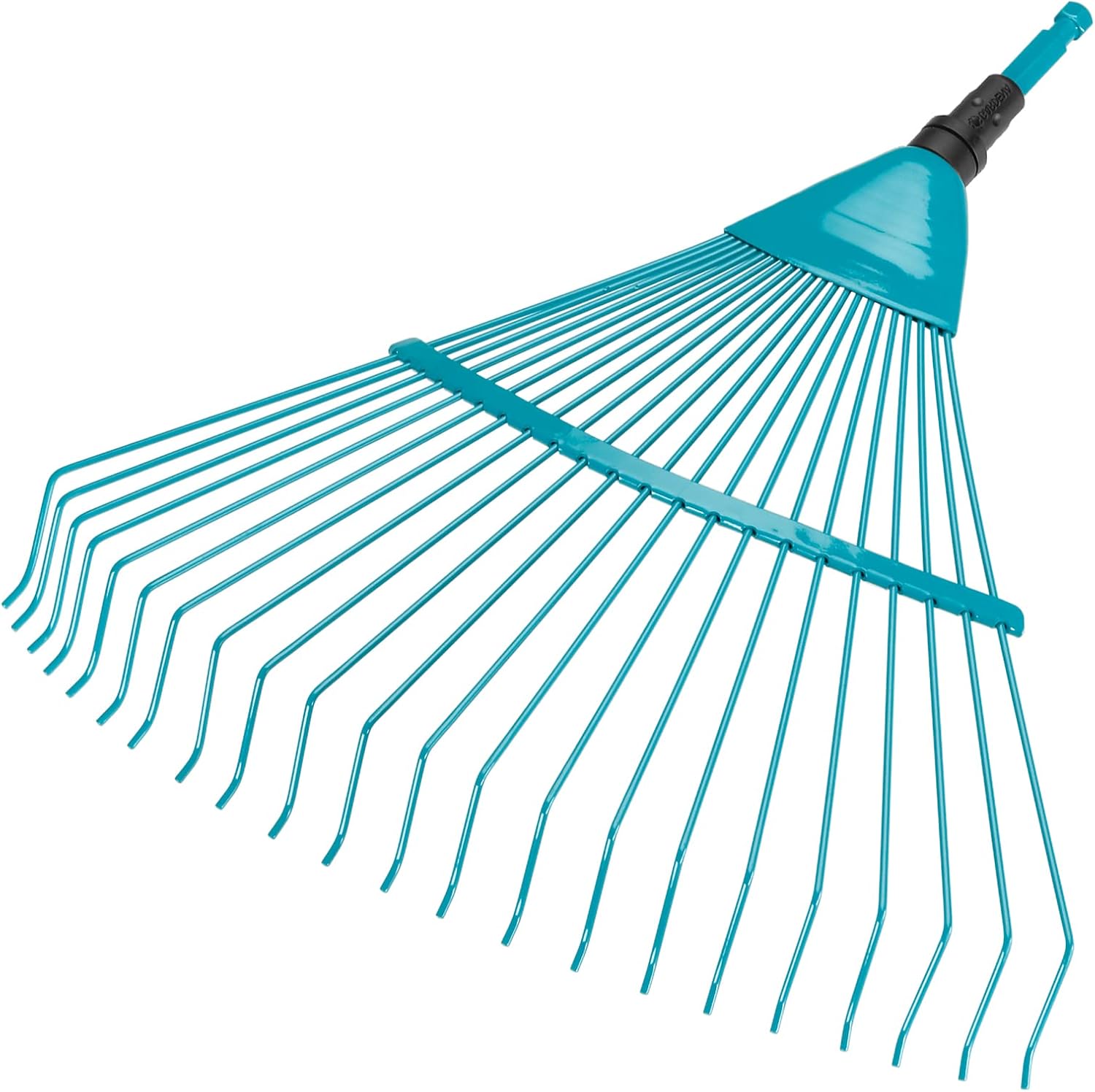 Gardena Combisystem Spring-Wire Rake: Fan rake for Cleaning and aerating Mossy Lawn Areas; with Robust Wire prongs, Duroplast-Coated, Working Width 50 cm (3100-20)