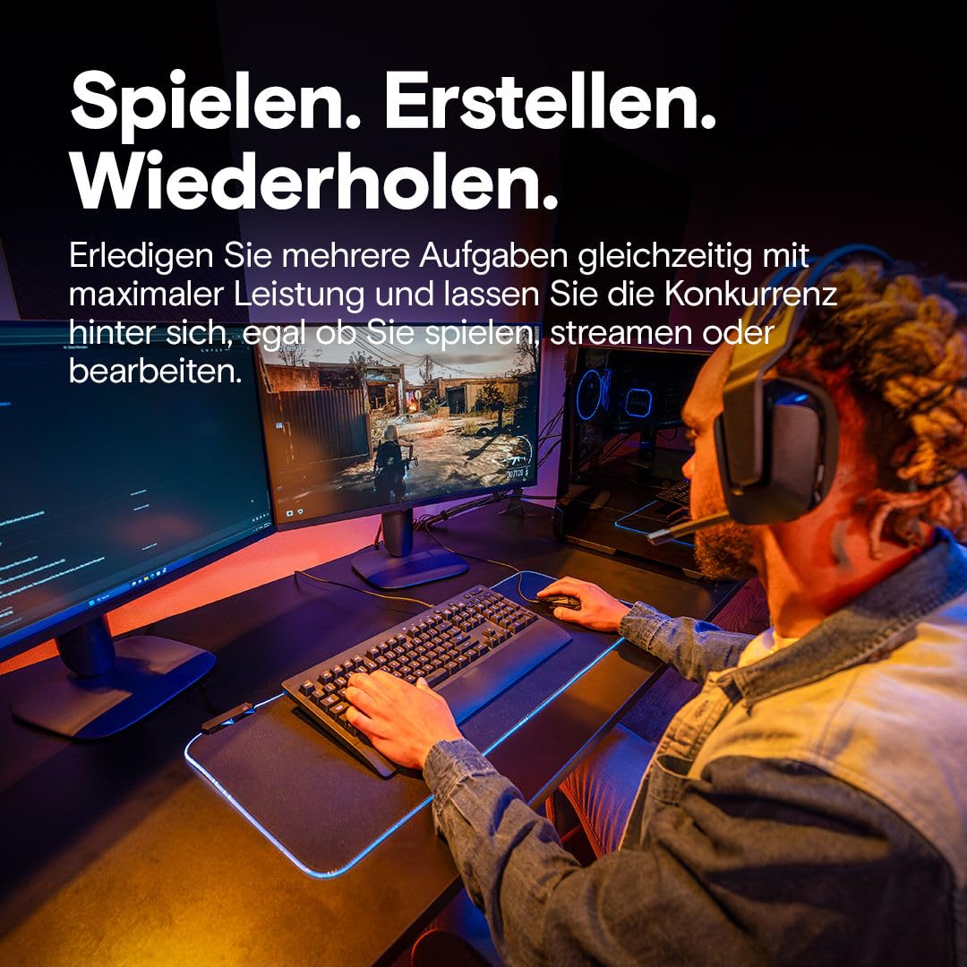 Crucial Pro DDR5 RAM 32GB Kit (2x16GB) 6400MHz CL32, Gaming PC Arbeitsspeicher, Intel XMP 3.0 / AMD Expo, Schwarz - CP2K16G64C32U5B