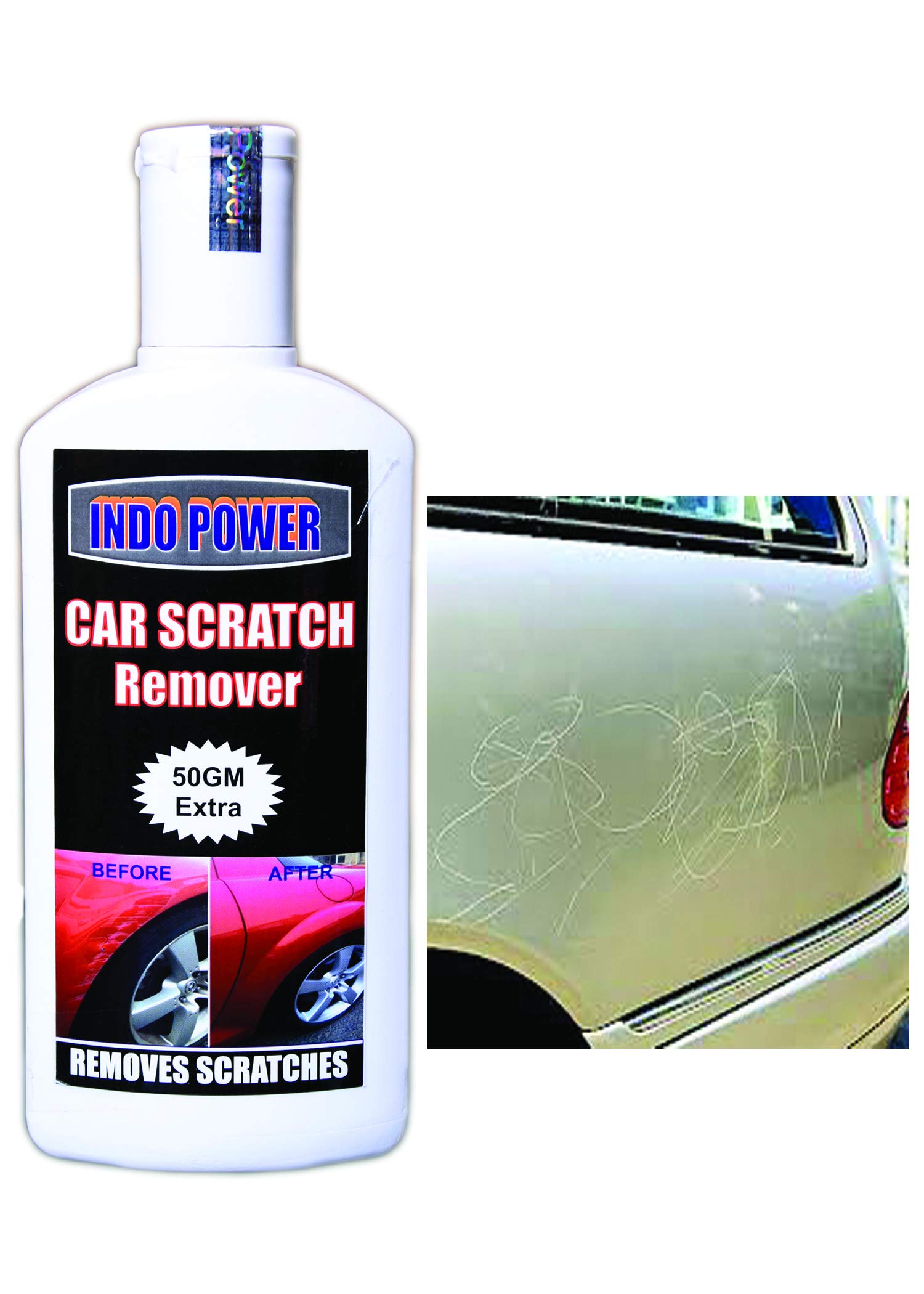 Buy INDOPOWER HCxxx288CAR Scratch Remover 200gm. All Colour Car & Bike