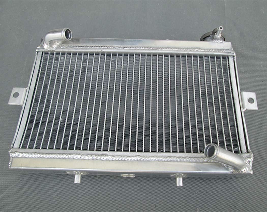 Aluminum Radiator + Silicone hose for Honda TRX250R TRX250 1986 1987 (Black)