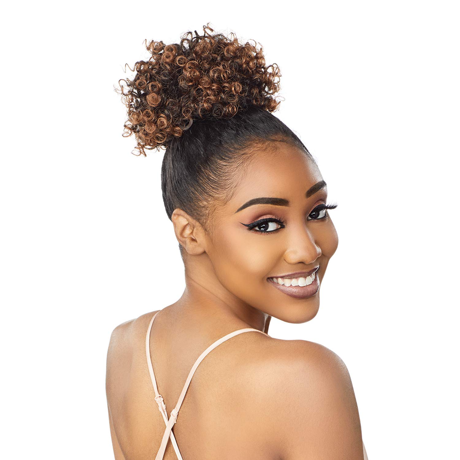 Amazon.com : Sensationnel DrawString Ponytail Instant Pony Mini Coil ...