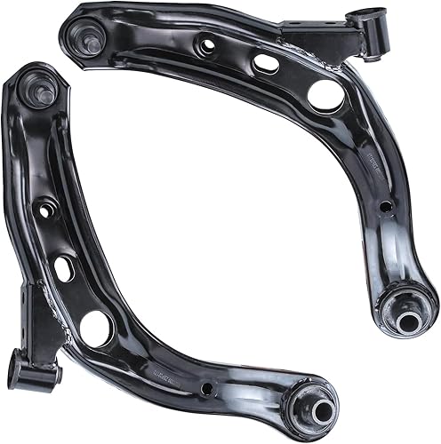 Miniatura 1157 de Detroit Axle - Kit de brazos de control delanteros de 8 piezas para Dodge Ram 1500 2006-2008 5-Lug, 2 brazos de control superiores con rótulas, 4