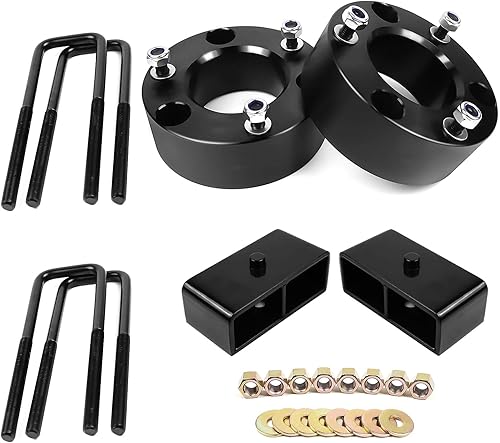 AUTOPTIM Kit de elevación de nivelación delantera y trasera de 3 pulgadas y 2 pulgadas, repuesto para Chevrolet Chevy Silverado GMC Sierra 1500