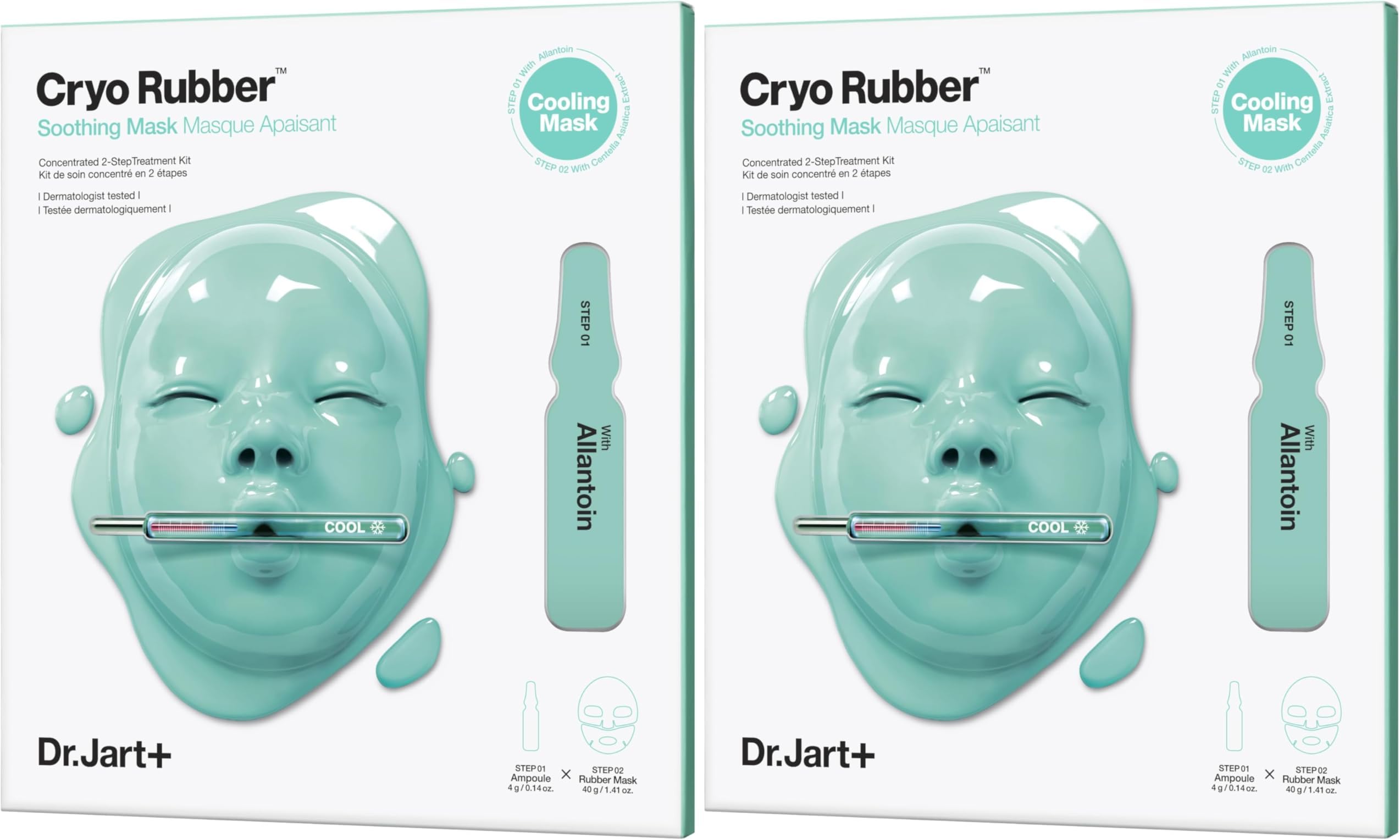 [Dr.Jart+] Cryo Rubber Soothing Allantoin Mask (1ea) (Pack of 2)