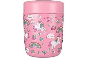 Charcy Vacuum Insulated Kids Food Jar for Hot & Cold Toddler Thermos