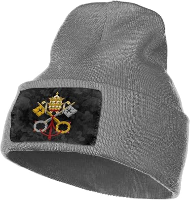 Hdadwy Stemma papale Chiavi Incrociate Cappellino da Uomo e da Donna  Berretto a Maglia Berretto con Teschio Berretto Invernale Caldo e Morbido  Berretto da Sci : Amazon.it: Abbigliamento