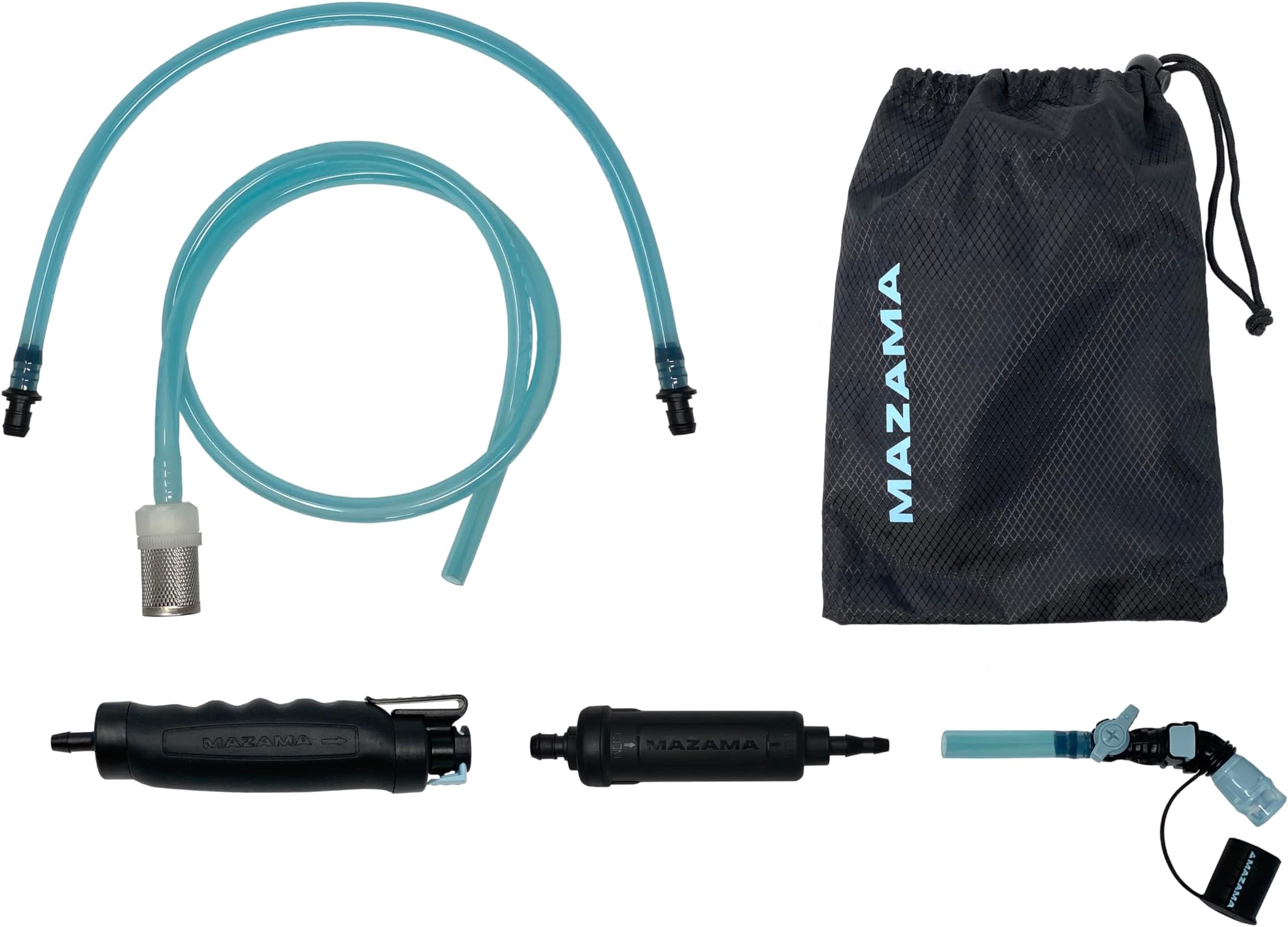 Personal Portable Water Filter System Outdoor Emergency Survival Gear Water Solutions Tactical Gear for Hiking Camping Travel Hunting Fishing Backpacking Also Connects to Hydration Bladders