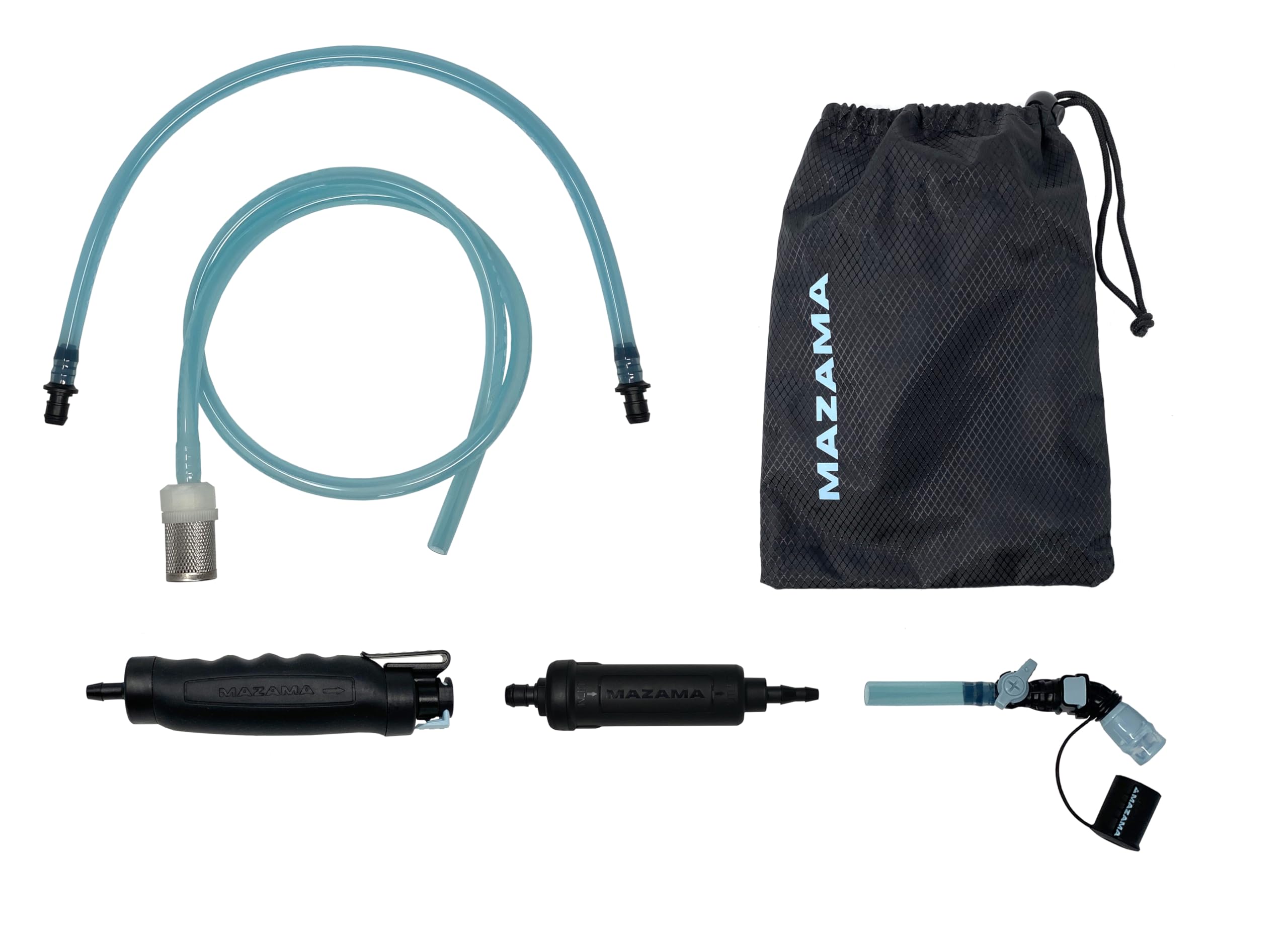 Personal Portable Water Filter System Outdoor Emergency Survival Gear Water Solutions Tactical Gear for Hiking Camping Travel Hunting Fishing Backpacking Also Connects to Hydration Bladders