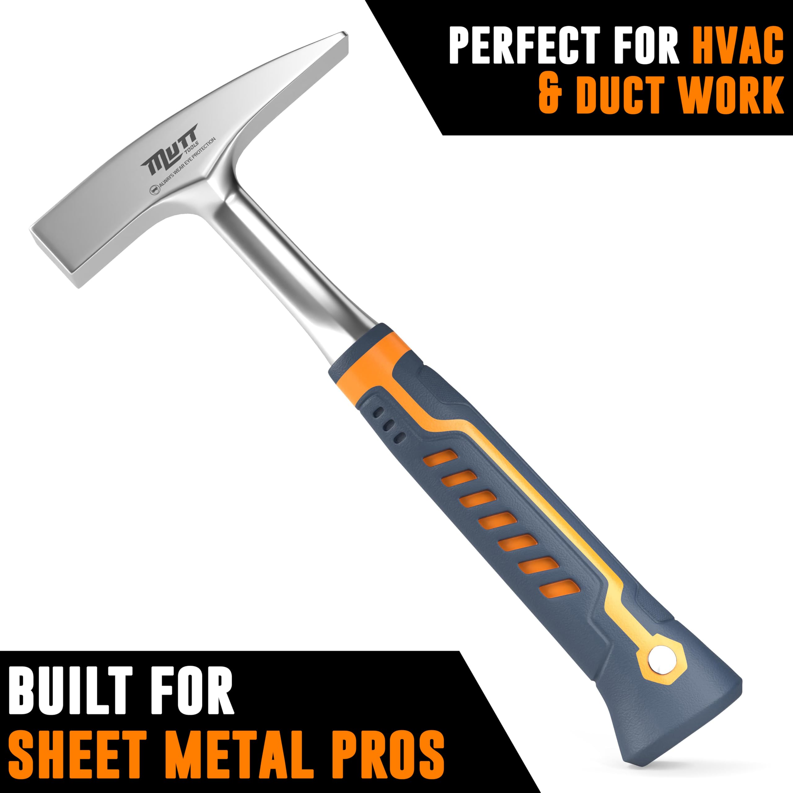 Mutt Tools Sheet Metal Hammer - HVAC & Metalworking -6