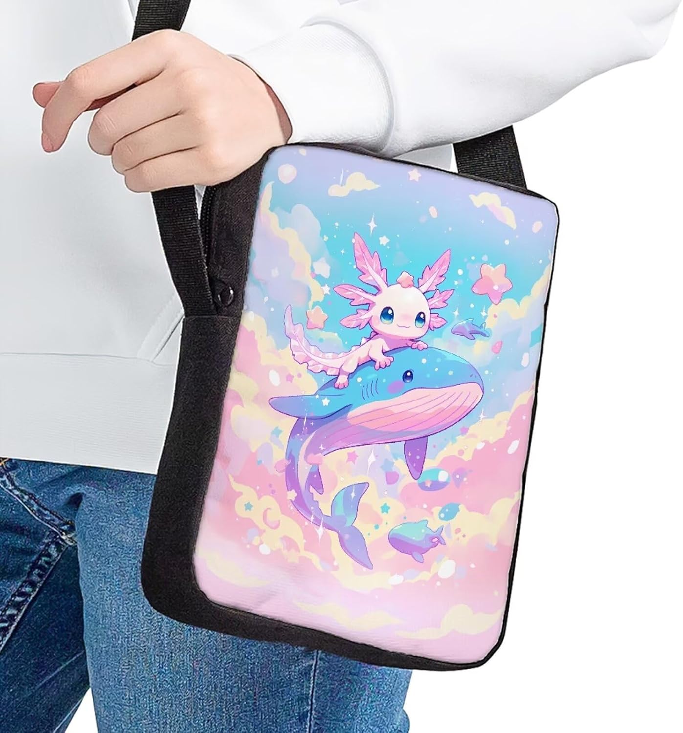 Crossbody Bags for Women with Adjustable Strap Messenger Bags with Zipper Closure Lightweight for Women Girls Mom - Image 3